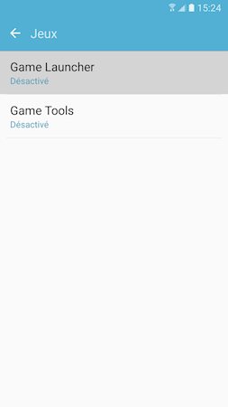Galaxy S7: Utiliser Game Launcher et Game Tools pour jouer à des jeux vidéos (SM-G930W)