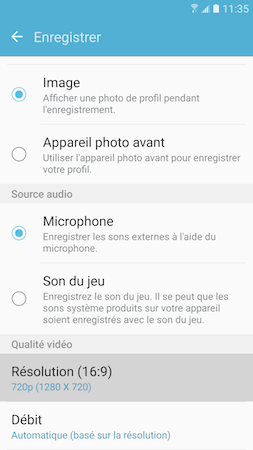 Galaxy S7: Utiliser Game Launcher et Game Tools pour jouer à des jeux vidéos (SM-G930W)