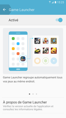 Galaxy S7: Utiliser Game Launcher et Game Tools pour jouer à des jeux vidéos (SM-G930W)