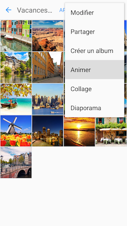 Galaxy S7: Retoucher des photos, créer un diaporama ou réaliser un collage (SM-G930W)