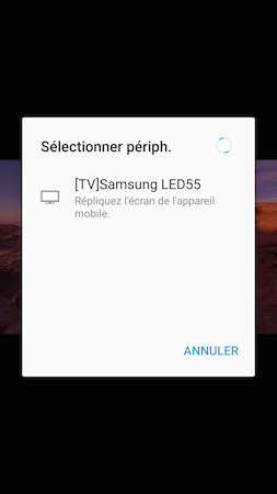 Galaxy S7: Partager l'écran avec une télévision HD en utilisant Smart View (SM-G930W)