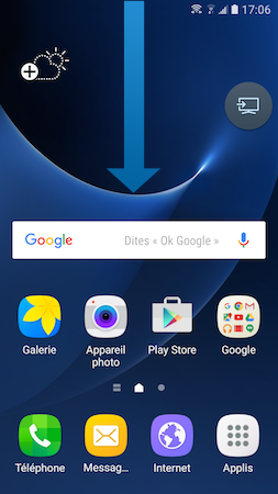 Galaxy S7: Partager l'écran avec une télévision HD en utilisant Smart View (SM-G930W)