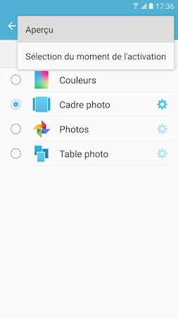 Galaxy S7 - Comment utiliser et personnaliser l'écran de veille sur mon Samsung Galaxy S7?