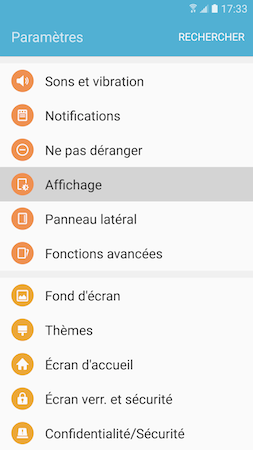 Galaxy S7 - Comment utiliser et personnaliser l'écran de veille sur mon Samsung Galaxy S7?