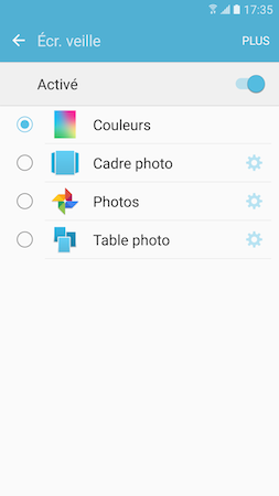Galaxy S7 - Comment utiliser et personnaliser l'écran de veille sur mon Samsung Galaxy S7?
