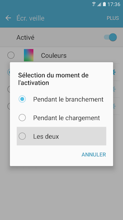 Galaxy S7 - Comment utiliser et personnaliser l'écran de veille sur mon Samsung Galaxy S7?