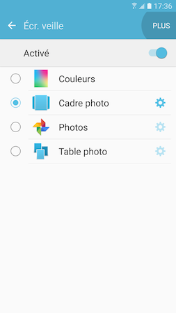 Galaxy S7 - Comment utiliser et personnaliser l'écran de veille sur mon Samsung Galaxy S7?