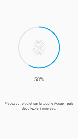 Galaxy S7: Ajouter ou supprimer une empreinte digitale (SM-G930W)