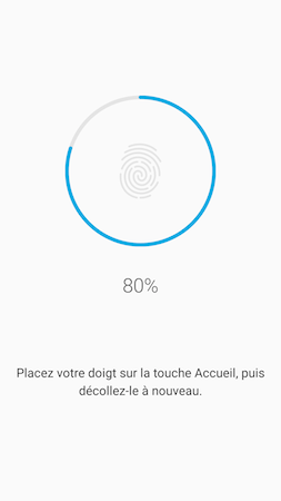 Galaxy S7: Ajouter ou supprimer une empreinte digitale (SM-G930W)