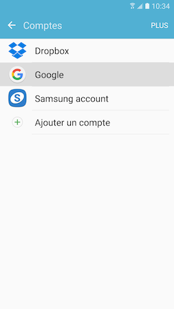 Galaxy S7: Tirer profit de la protection Google de l'appareil (SM-G930W)