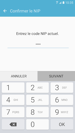 Galaxy S7: Tirer profit de la protection Google de l'appareil (SM-G930W)
