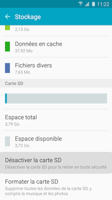 Galaxy S5 Neo: Insérer ou retirer une carte microSD (SM-G903W)