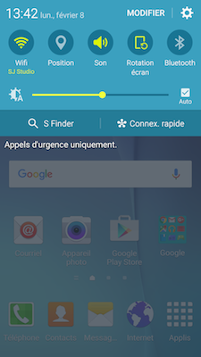 Galaxy S5 Neo: Fonction connexion rapide (SM-G903W)