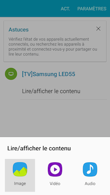 Galaxy S5 Neo: Fonction connexion rapide (SM-G903W)