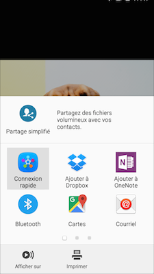 Galaxy S5 Neo: Fonction connexion rapide (SM-G903W)