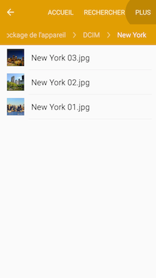 Galaxy S5 Neo: Gérer les photos et les vidéos (SM-G903W)