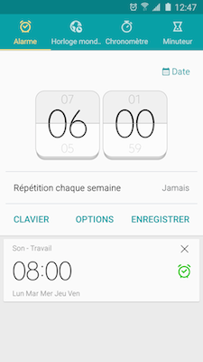 Alarme de reveil 7