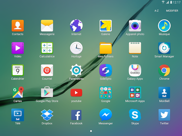 Galaxy Tab S2: Vider le cache ou effacer les données (SM-T710 ou SM-T810)