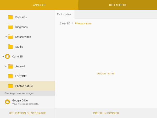 Galaxy Tab S2: Vider le cache ou effacer les données (SM-T710 ou SM-T810)