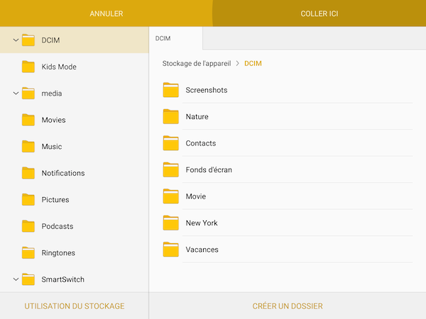 Galaxy Tab S2: Vider le cache ou effacer les données (SM-T710 ou SM-T810)