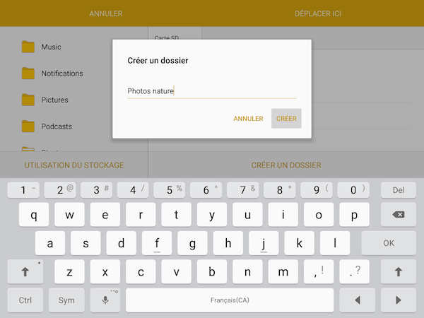 Galaxy Tab S2: Vider le cache ou effacer les données (SM-T710 ou SM-T810)
