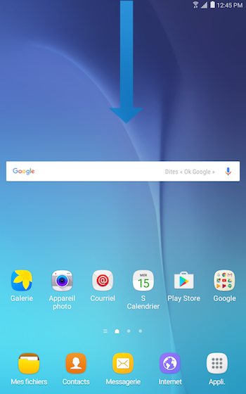 Galaxy Tab E LTE: Bloquer la rotation automatique de l'écran (SM-T377W)
