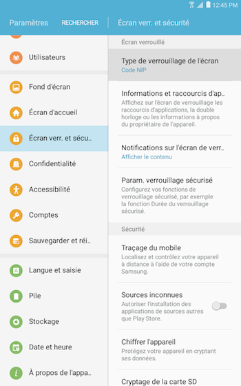 Écran verrouillé 1
