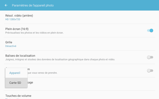 Galaxy Tab E LTE: Gérer les photos et les vidéos (SM-T377W)