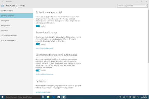 Windows Defender 5