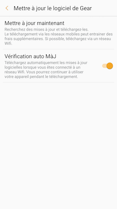Mise à jour logicielle 5