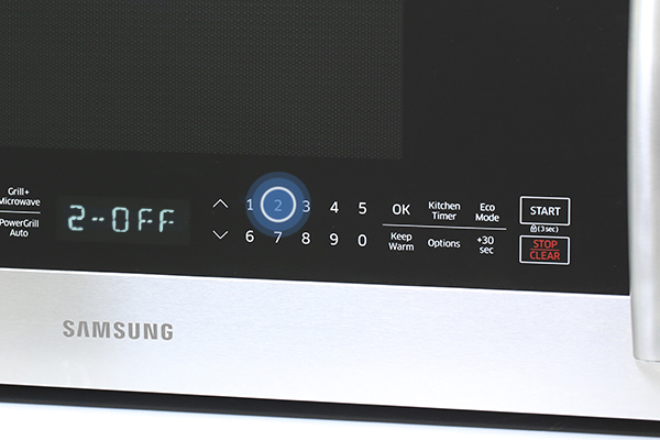 Four à micro-ondes Samsung ME21K7010DS: Mode démo