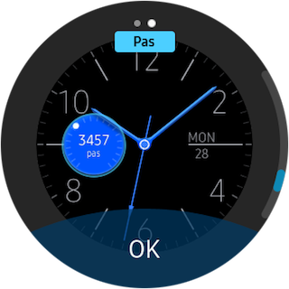 Gear S3 Frontier: Modifier et personnaliser le type de cadran (SM-R760)