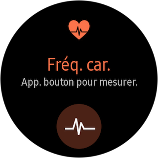 Gear S3 Classic: Mesurer la fréquence cardiaque (SM-R770)