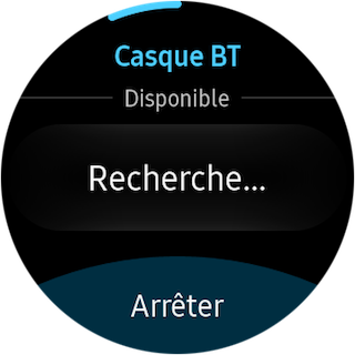 Gear S3 Frontier: Écouter de la musique (SM-R760)