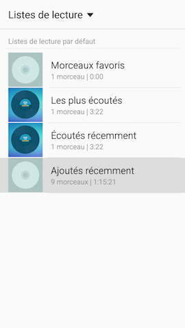 Gear S3 Frontier: Écouter de la musique (SM-R760)