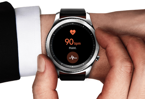 Gear S3 Classic: Mesurer la fréquence cardiaque (SM-R770)