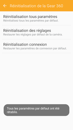 Réinitialisation 9