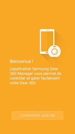Gear 360: Télécharger et installer l'application compagnon Gear 360 Manager (SM-C200)