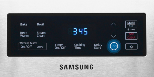 Cuisinière électrique Samsung NE59K3310SS: Régler l'heure
