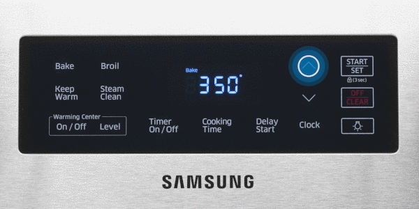 Cuisinière électrique Samsung NE59K3310SS: Fonction Shabbat