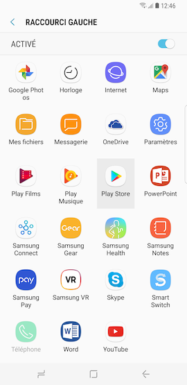Galaxy S8: Épingler des applications sur l'écran de verrouillage (SM-G950W)