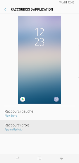 Galaxy S8: Épingler des applications sur l'écran de verrouillage (SM-G950W)
