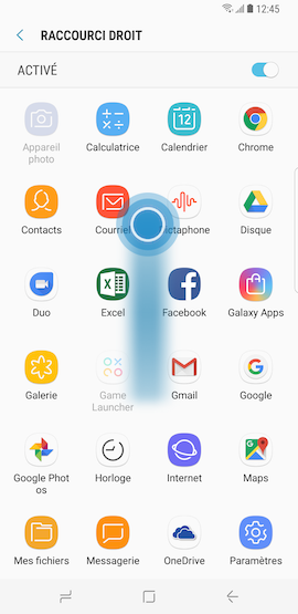 Galaxy S8: Épingler des applications sur l'écran de verrouillage (SM-G950W)