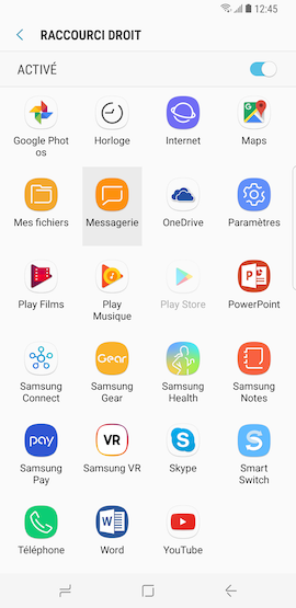 Galaxy S8: Épingler des applications sur l'écran de verrouillage (SM-G950W)