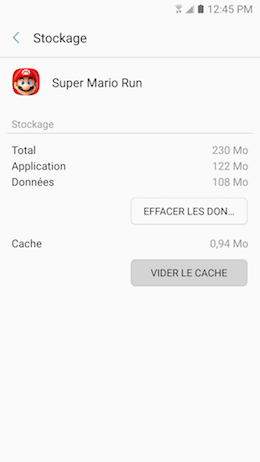 Galaxy A5 (2017): Vider le cache ou effacer les données d'une application (SM-A520W)