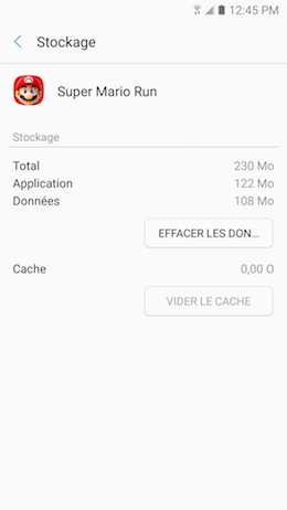 Galaxy A5 (2017): Vider le cache ou effacer les données d'une application (SM-A520W)