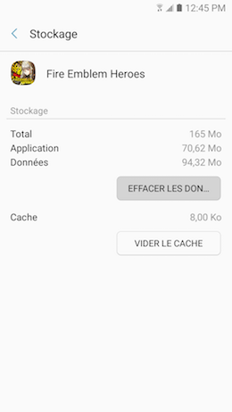 Galaxy A5 (2017): Vider le cache ou effacer les données d'une application (SM-A520W)