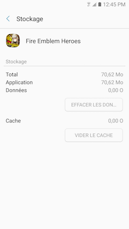 Galaxy A5 (2017): Vider le cache ou effacer les données d'une application (SM-A520W)
