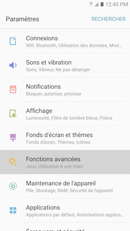 Galaxy A5 (2017): Réaliser une capture d’écran (SM-A520W)