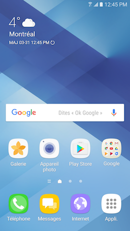 Galaxy A5 (2017): Mode simplifié (SM-A520W)